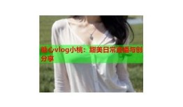 糖心在线Vlog：分享生活点滴与美食探索之旅